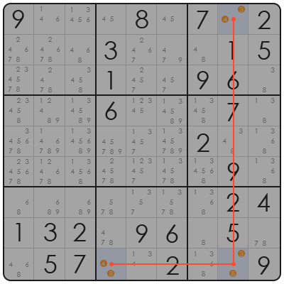 sudoku with candidate mode